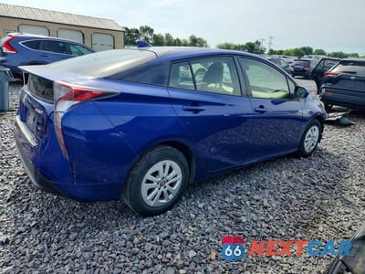 Trzecie zdjęcie samochodu z tyłu: 2017 TOYOTA PRIUS ONE VIN:JTDKBRFU8H3560456 - miniatura