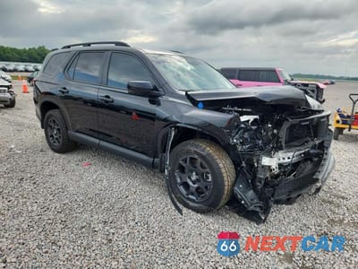 Czwarte zdjęcie samochodu z boku: 2025 HONDA PILOT TRAILSPORT VIN:5FNYG1H61SB183328 - miniatura