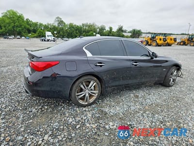 Trzecie zdjęcie samochodu z tyłu: 2016 INFINITI Q50 3.0T PREMIUM VIN:JN1EV7AR6GM346170 - miniatura