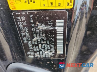 Zdjęcie 12 z 12 samochodu: 2008 BMW 328 XI SULEV VIN:WBAWV53518P078948 - miniatura