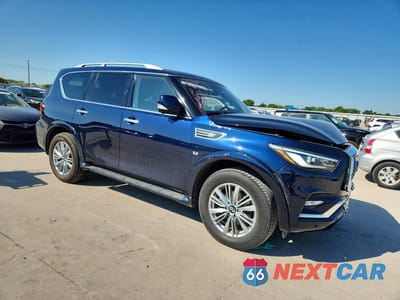 Czwarte zdjęcie samochodu z boku: 2018 INFINITI QX80 BASE VIN:JN8AZ2NFXJ9664309 - miniatura