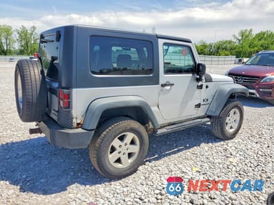 Trzecie zdjęcie samochodu z tyłu: 2007 JEEP WRANGLER X VIN:1J4FA24147L179457 - miniatura