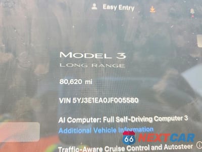 Zdjęcie 9 z 12 samochodu: 2018 TESLA MODEL 3 VIN:5YJ3E1EA0JF005580 - miniatura