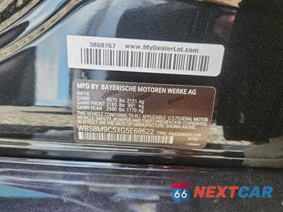Zdjęcie 12 z 12 samochodu: 2016 BMW M3 VIN:WBS8M9C5XG5E68622 - miniatura