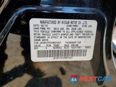 Zdjęcie 12 z 12 samochodu: 2015 INFINITI Q70L 3.7 VIN:JN1BY1PR1FM831667 - miniatura