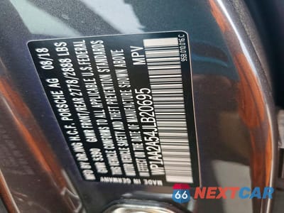 Zdjęcie 13 z 13 samochodu: 2018 PORSCHE MACAN VIN:WP1AA2A54JLB20695 - miniatura