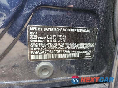 Zdjęcie 12 z 12 samochodu: 2014 BMW 528 XI VIN:WBA5A7C54ED617255 - miniatura
