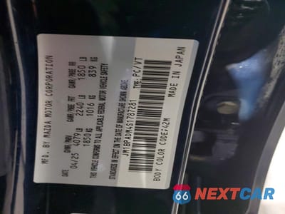 Zdjęcie 12 z 12 samochodu: 2025 MAZDA 3 GT VIN:JM1BPADM4S1787281 - miniatura