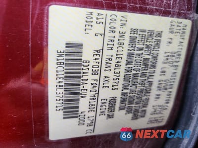 Zdjęcie 12 z 12 samochodu: 2008 NISSAN VERSA S/SL VIN:3N1BC11E48L375715 - miniatura