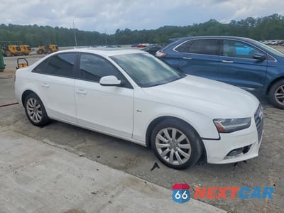 Czwarte zdjęcie samochodu z boku: 2013 AUDI A4 PREMIUM VIN:WAUAFAFLXDA166128 - miniatura