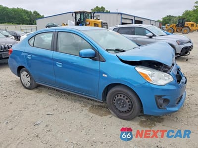 Czwarte zdjęcie samochodu z boku: 2019 MITSUBISHI MIRAGE G4 ES VIN:ML32F3FJ5KHF09701 - miniatura