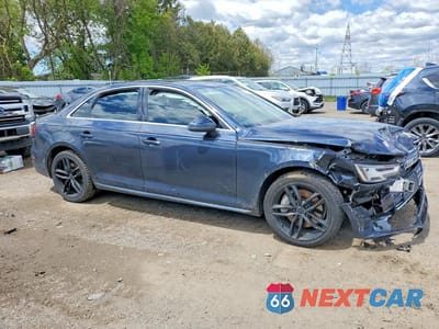Czwarte zdjęcie samochodu z boku: 2018 AUDI A4 PROGRESSIV VIN:WAUBNAF41JN018745 - miniatura