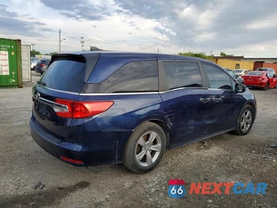 Trzecie zdjęcie samochodu z tyłu: 2019 HONDA ODYSSEY EXL VIN:5FNRL6H79KB024577 - miniatura