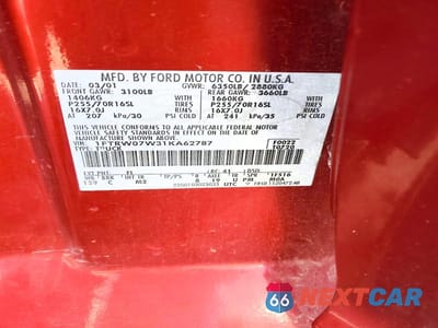 Zdjęcie 12 z 12 samochodu: 2001 FORD F150 SUPERCREW VIN:1FTRW07W31KA62787 - miniatura