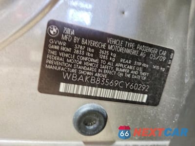 Zdjęcie 12 z 12 samochodu: 2009 BMW 750 LI VIN:WBAKB83569CY60292 - miniatura