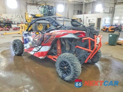 Trzecie zdjęcie samochodu z tyłu: 2020 CAN-AM MAVERICK X3 UTILITY VEHICLE VIN:3JBVGAY46LK001829 - miniatura