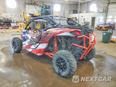 Trzecie zdjęcie samochodu z tyłu: 2020 CAN-AM MAVERICK X3 UTILITY VEHICLE VIN:3JBVGAY46LK001829 - miniatura