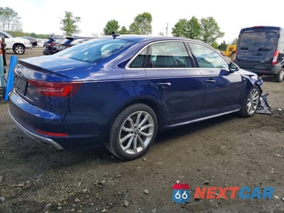 Trzecie zdjęcie samochodu z tyłu: 2019 AUDI A4 PREMIUM PLUS VIN:WAUENAF49KA008146 - miniatura