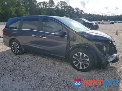Czwarte zdjęcie samochodu z boku: 2024 HONDA ODYSSEY EXL VIN:5FNRL6H62RB002809 - miniatura