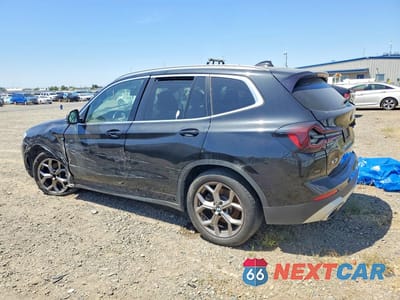 Drugie zdjęcie samochodu z przodu: 2022 BMW X3 SDRIVE30I VIN:5UX43DP01N9N22711 - miniatura