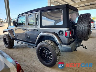 Drugie zdjęcie samochodu z przodu: 2018 JEEP WRANGLER UNLIMITED SPORT VIN:1C4HJXDG9JW127473 - miniatura