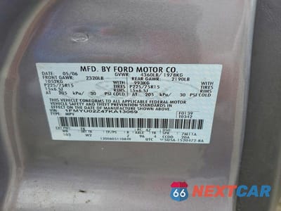 Zdjęcie 13 z 13 samochodu: 2007 FORD ESCAPE XLS VIN:1FMYU02Z47KA13069 - miniatura