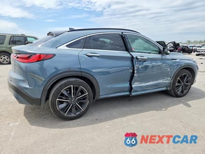 Trzecie zdjęcie samochodu z tyłu: 2022 INFINITI QX55 LUXE VIN:3PCAJ5J37NF115484 - miniatura