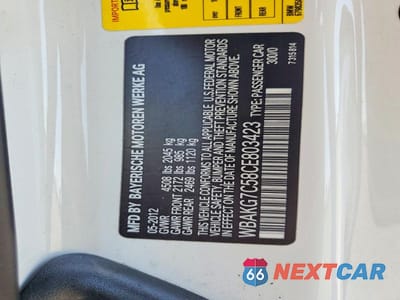 Zdjęcie 12 z 12 samochodu: 2012 BMW 335 I VIN:WBAKG7C58CE803423 - miniatura