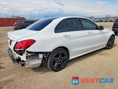 Trzecie zdjęcie samochodu z tyłu: 2019 MERCEDES-BENZ C 300 4MATIC VIN:55SWF8EB1KU287465 - miniatura