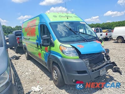 Czwarte zdjęcie samochodu z boku: 2021 RAM PROMASTER 2500 DELIVERY VAN VIN:3C6LRVDG4ME579134 - miniatura