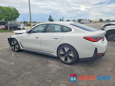 Drugie zdjęcie samochodu z przodu: 2025 BMW I4 EDRIVE 40 VIN:WBY23HD06SFV61214 - miniatura