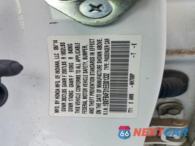 Zdjęcie 12 z 12 samochodu: 2014 HONDA CIVIC HYBRID L VIN:19XFB4F31EE001332 - miniatura
