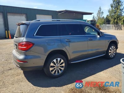 Trzecie zdjęcie samochodu z tyłu: 2018 MERCEDES-BENZ GLS 450 4MATIC VIN:4JGDF6EE0JB050129 - miniatura