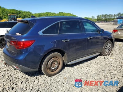 Trzecie zdjęcie samochodu z tyłu: 2015 ACURA MDX TECHNOLOGY VIN:5FRYD4H4XFB001350 - miniatura
