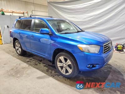 Czwarte zdjęcie samochodu z boku: 2008 TOYOTA HIGHLANDER SPORT VIN:JTEES43AX82017136 - miniatura