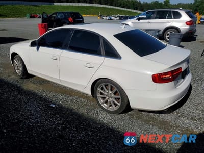 Drugie zdjęcie samochodu z przodu: 2013 AUDI A4 PREMIUM PLUS VIN:WAUFFAFL0DA062561 - miniatura