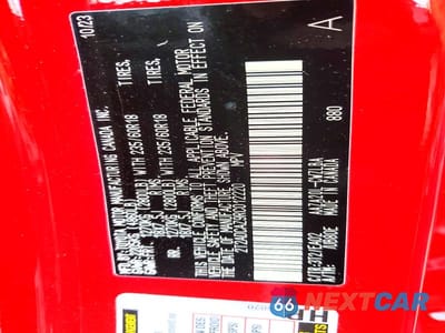 Zdjęcie 12 z 12 samochodu: 2024 LEXUS NX 250 BASE VIN:2T2ADCAZ9RC012220 - miniatura