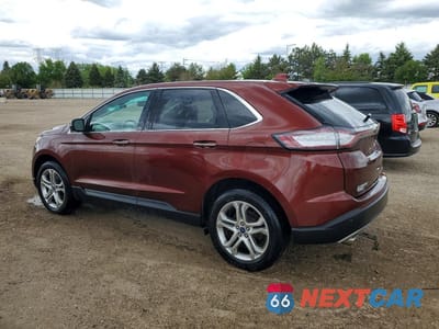 Drugie zdjęcie samochodu z przodu: 2016 FORD EDGE TITANIUM VIN:2FMPK4K89GBB79338 - miniatura