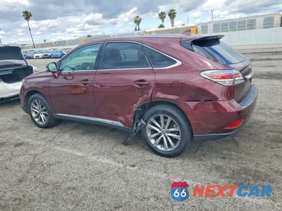 Drugie zdjęcie samochodu z przodu: 2015 LEXUS RX 450H VIN:2T2ZB1BA0FC002225 - miniatura