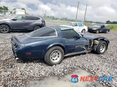 Trzecie zdjęcie samochodu z tyłu: 1981 CHEVROLET CORVETTE VIN:1G1AY8761B5104324 - miniatura