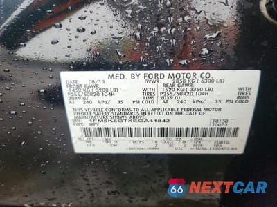 Zdjęcie 13 z 13 samochodu: 2014 FORD EXPLORER SPORT VIN:1FM5K8GTXEGA41843 - miniatura