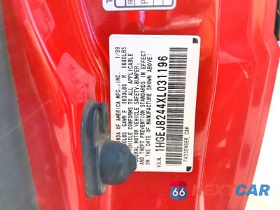 Zdjęcie 12 z 12 samochodu: 1999 HONDA CIVIC EX VIN:1HGEJ8244XL031196 - miniatura