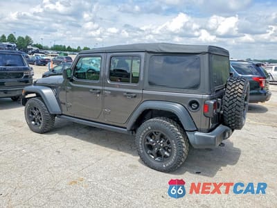 Drugie zdjęcie samochodu z przodu: 2021 JEEP WRANGLER UNLIMITED SPORT VIN:1C4HJXDN5MW817014 - miniatura