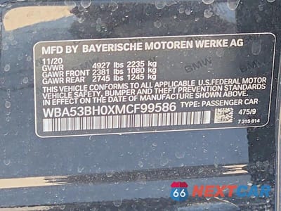 Zdjęcie 13 z 13 samochodu: 2021 BMW 530 I VIN:WBA53BH0XMCF99586 - miniatura