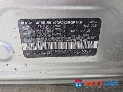 Zdjęcie 14 z 14 samochodu: 2024 MITSUBISHI OUTLANDER SPORT S VIN:JA4ARUAU0RU012491 - miniatura