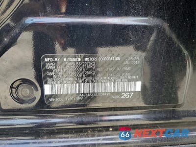 Zdjęcie 13 z 13 samochodu: 2018 MITSUBISHI OUTLANDER GT VIN:JA4JZ4AX1JJ004495 - miniatura