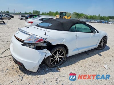 Trzecie zdjęcie samochodu z tyłu: 2012 MITSUBISHI ECLIPSE SPYDER GS VIN:4A37L2EF4CE001848 - miniatura