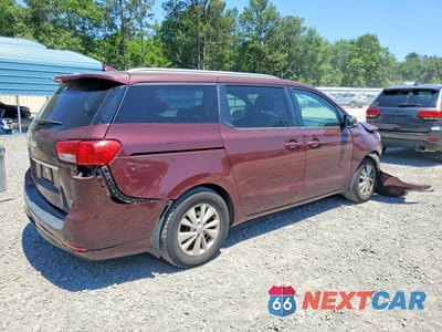 Trzecie zdjęcie samochodu z tyłu: 2017 KIA SEDONA LX VIN:KNDMB5C17H6324214 - miniatura