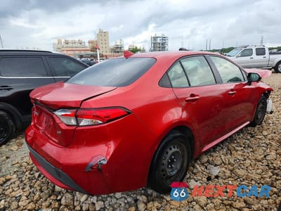 Trzecie zdjęcie samochodu z tyłu: 2020 TOYOTA COROLLA LE VIN:JTDEPRAE2LJ095448 - miniatura
