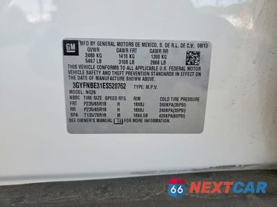 Zdjęcie 12 z 12 samochodu: 2014 CADILLAC SRX LUXURY COLLECTION VIN:3GYFNBE31ES520762 - miniatura